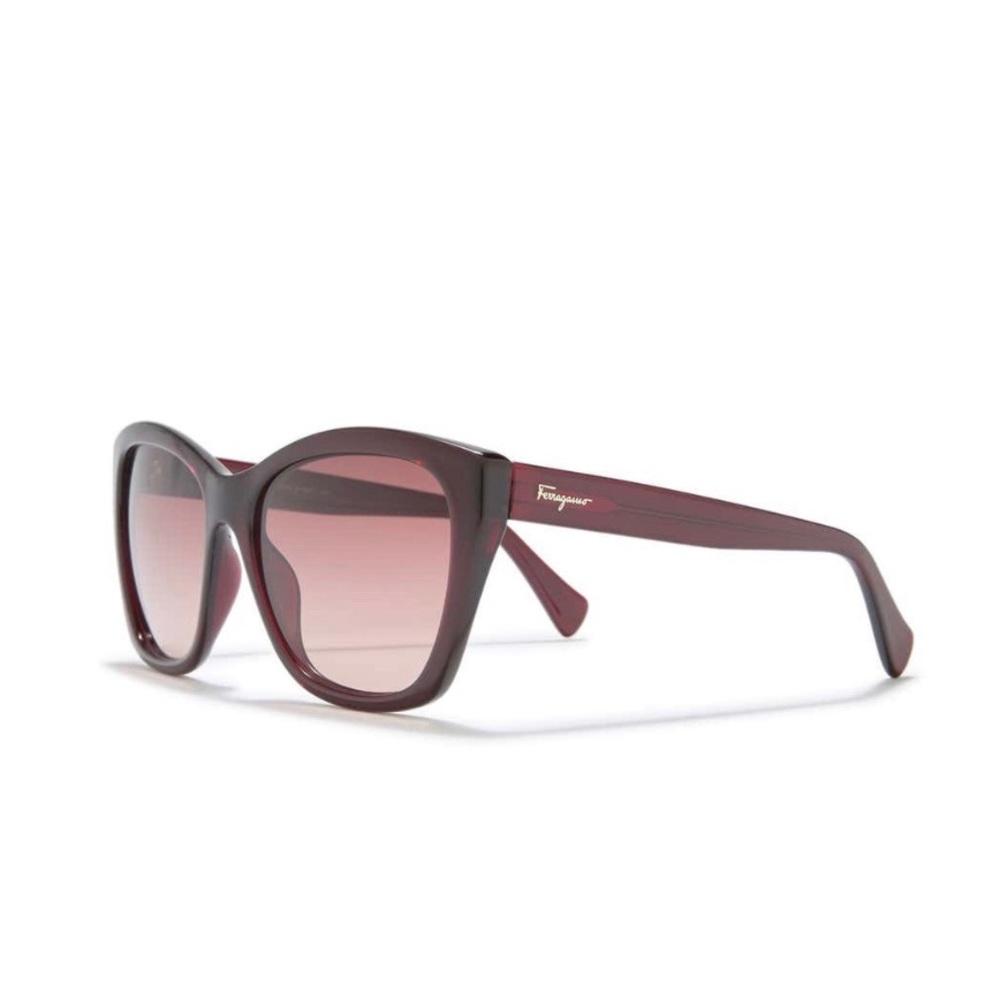 56mm square cat eye sunglasses.